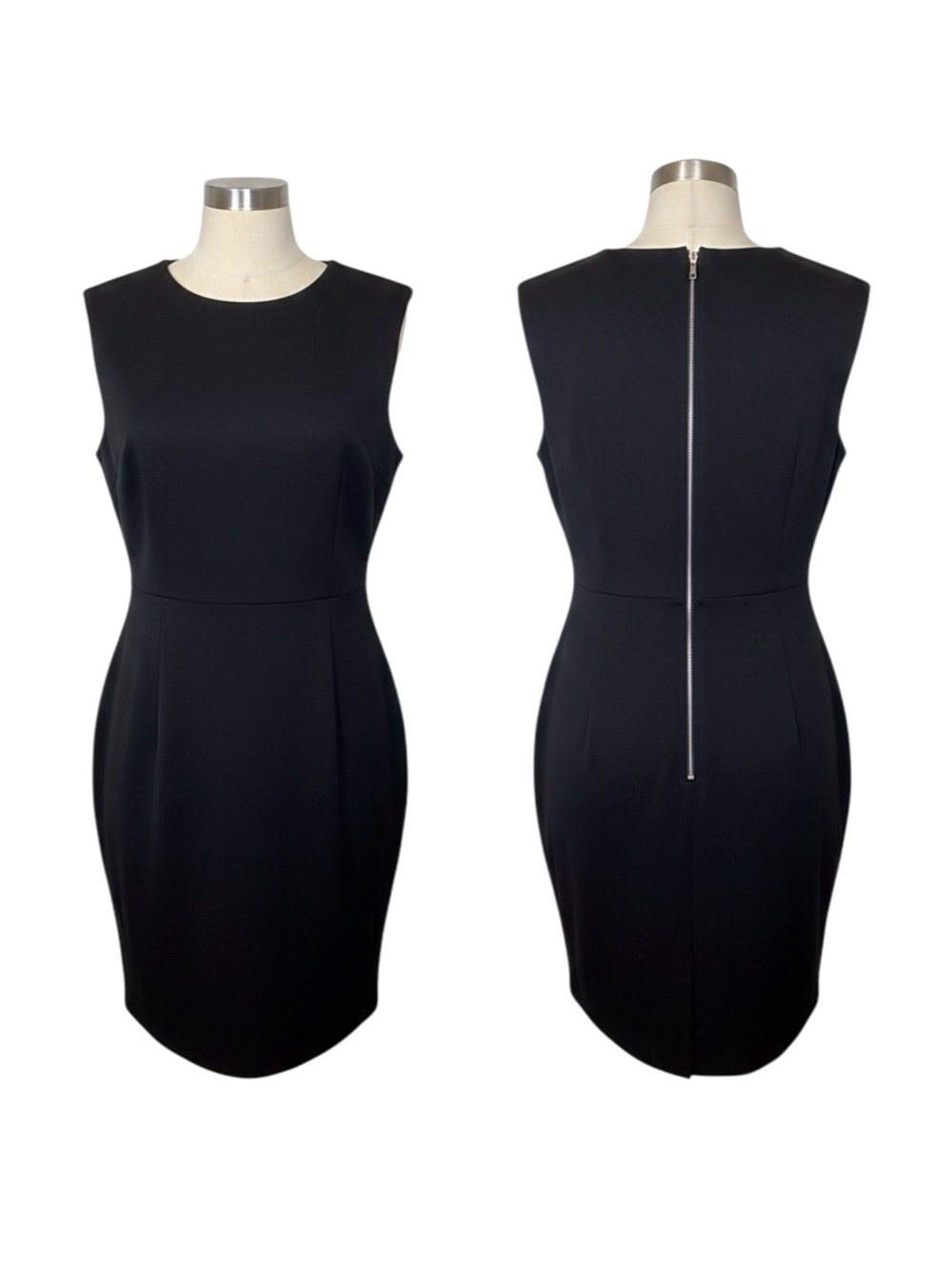 Express Black Sleeveless Sheath Dress
